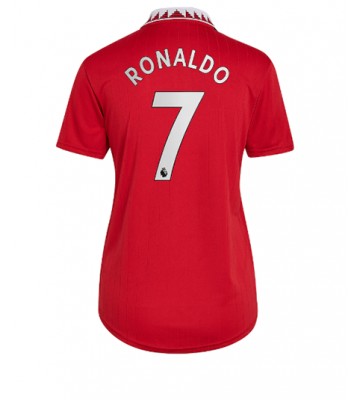 Manchester United Cristiano Ronaldo #7 Hjemmedrakt Kvinner 2022-23 Kortermet